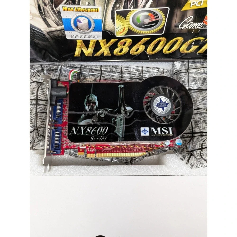MSI NX8600GT T2D256EZ Graphics Card With Box Untested
